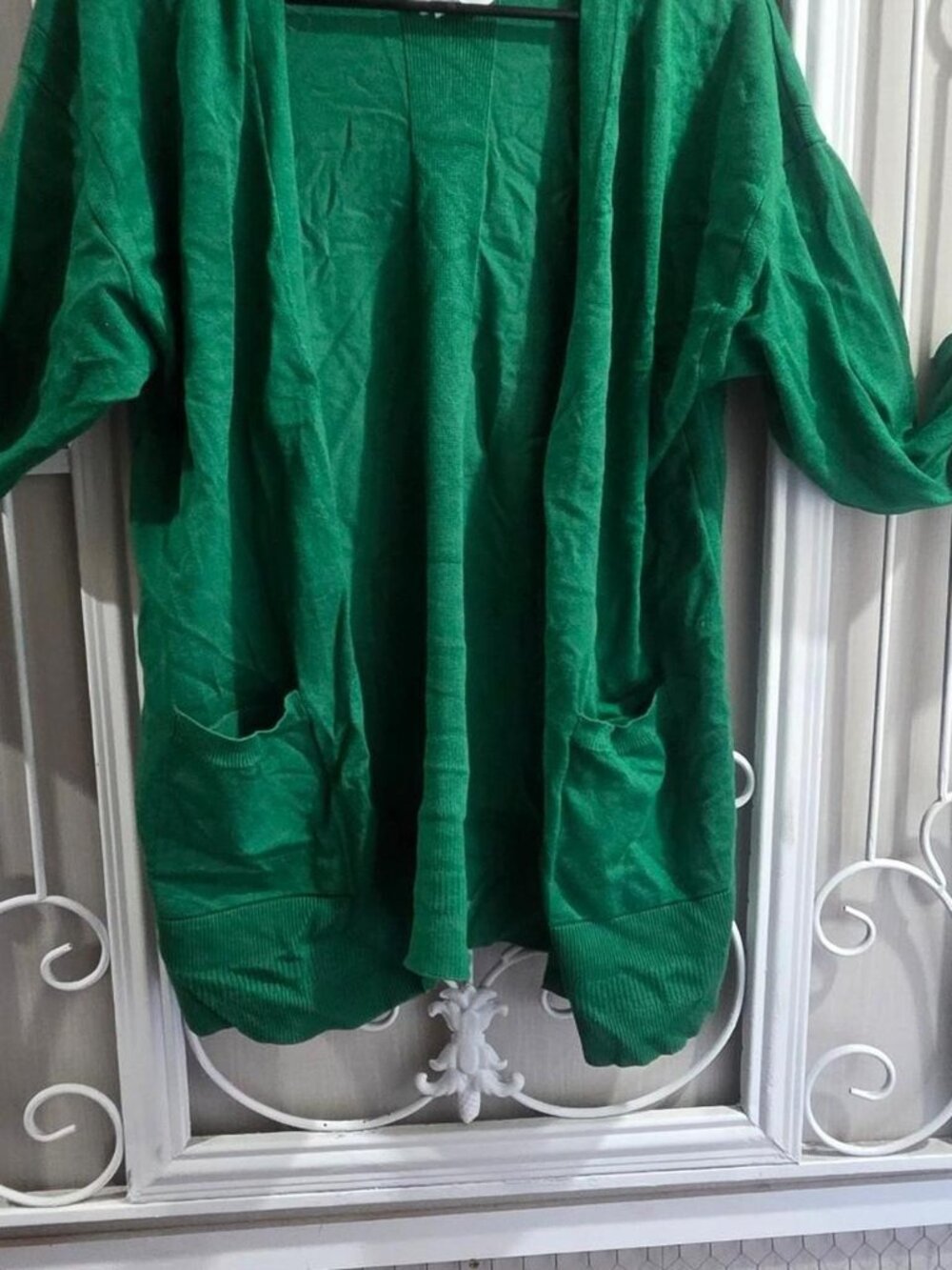 Green oversized cardigan with pockets Size M #cardigan #oversized